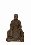16C Chinese Gilt Lacquer Bronze Zhen Wu Deity Buddha