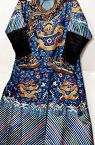 19C Chinese Silk Embroidery Dragon Robe