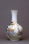 Lg 19C Chinese Famille Rose Vase 8 Immortals Cross Sea